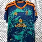 Camiseta Granada Segunda Equipación 2026/2027 Azul/Verde con Parche La Liga