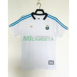 Camiseta Argentina 2026 Blanco/Azul Claro Versión Retro