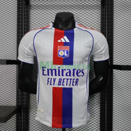 Camiseta Olympique De Lyon Primera Equipación 2025/2026 Blanco (EDICIÓN JUGADOR)