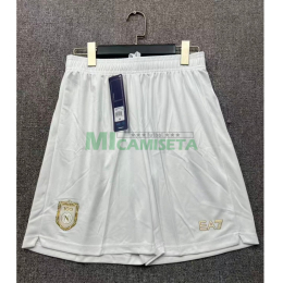 Pantalón Corto Napoli Primera Equipación 2026/2027 Blanco