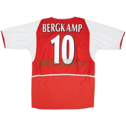 Camiseta BERGKAMP 10 Arsenal Primera Equipación Retro 2003/04