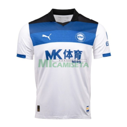 Camiseta Alavés Segunda Equipación 2025/2026 Blanco/Azul con Parche La Liga