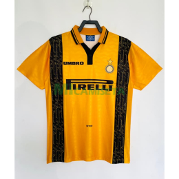 Camiseta Inter de Milan Tercera Equipación Retro 1996/1997 Amarillo