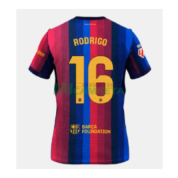 Camiseta RODRIGO 16 Barcelona Primera Equipación 2026/2027 Rojo/Azul La Liga