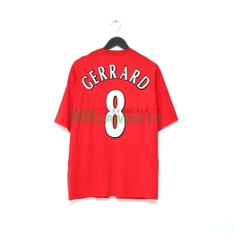 Camiseta GERRARD 8 Liverpool Primera Equipación Retro 2004/05