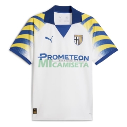 Camiseta Parma Calcio Tercera Equipación 2025/2026 Blanco/Azul/Amarillo