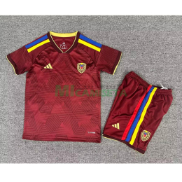 Camiseta Venezuela Primera Equipación Mundial 2026 Rojo Oscuro Niño Kit