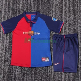 Camiseta Barcelona Primera Equipación Retro 1999/2000 Niño Kit