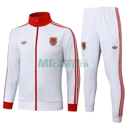Chandal Bayern Múnich 125 Aniversario Edición 2025/2026 Blanco/Rojo