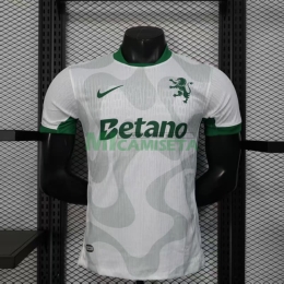 Camiseta Lisboa Segunda Equipación 2025/2026 Blanco (EDICIÓN JUGADOR)