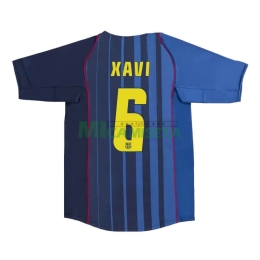 Camiseta XAVI 6 Barcelona Segunda Equipación Retro 2004/05