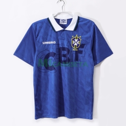 Camiseta Brasil Segunda Equipación Retro 1991/93 Azul