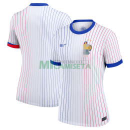Camiseta Francia Segunda Equipación 2024 Mujer