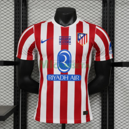 Camiseta Atlético de Madrid Primera Equipación 2025/2026 Rojo/Blanco/Azul (EDICIÓN JUGADOR)