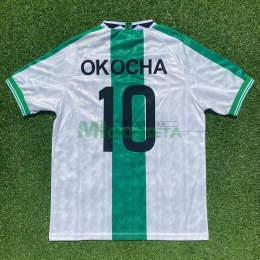 Camiseta OKOCHA 10 Nigeria Segunda Equipación Retro 1996