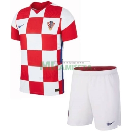 Camiseta Croacia Primera Equipacion 2020 Eurocopa Niño Kit