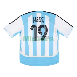 Camiseta MESSI 19 Argentina Primera Equipación Retro 2006