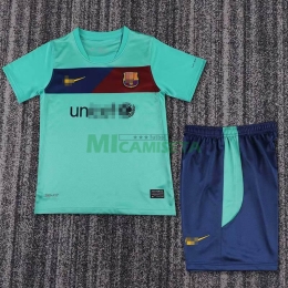 Camiseta Barcelona Segunda Equipación Retro 10/11 Niño Kit