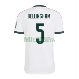 Camiseta BELLINGHAM 5 Real Madrid Primera Equipación 2026/2027 Blanco con Parche HP