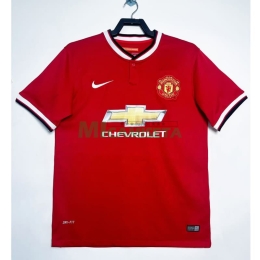 Camiseta Manchester United Primera Equipación Retro 2014/15 Rojo
