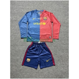 Camiseta Barcelona Primera Equipación Retro 2008/09 Niño Kit ML