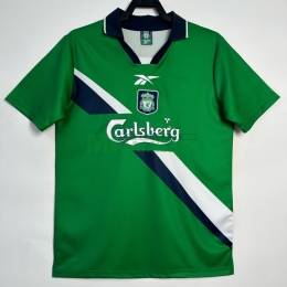 Camiseta Liverpool Segunda Equipación Retro 1999/00 Verde