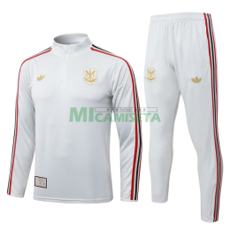 Sudadera De Entrenamiento Flamengo 2025/2026 Kit Gris Claro