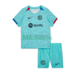 Camiseta Barcelona Tercera Equipación 2023/2024 Niño Kit