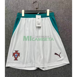 Pantalón Corto Portugal Segunda Equipación Mundial 2026 Blanco