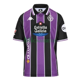 Camiseta Real Valladolid Segunda Equipación 2025/2026 Morado/Negro con Parche La Liga