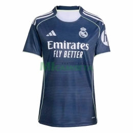 Camiseta Real Madrid Segunda Equipación 2025/2026 Azul Marino Mujer