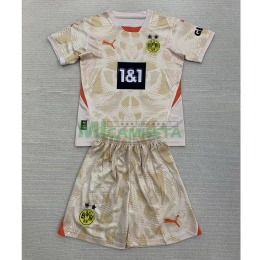 Camiseta De Portero Borussia Dortmund 2024/2025 Niño Kit Caqui