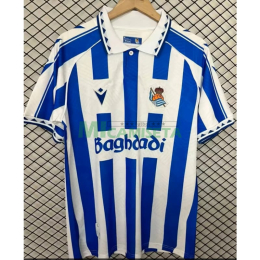 Camiseta Real Sociedad 2025/2026 Versión Retro Azul/Blanco