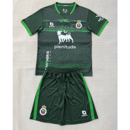 Camiseta Racing de Santander Segunda Equipación 2025/2026 Verde Niño Kit