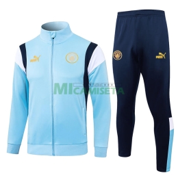 Chandal Manchester City 2023/2024 Azul Marca Oro