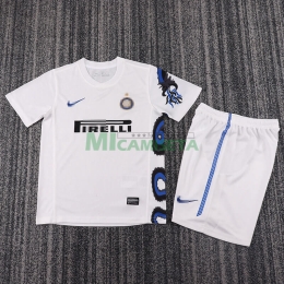 Camiseta Inter de Milan Segunda Equipación Retro 2010/11 Niño Kit