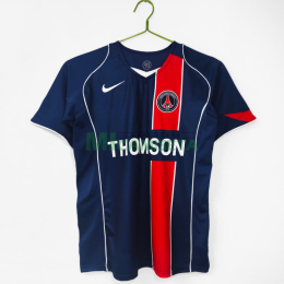 Camiseta PSG Primera Equipación Retro 2004/05 Azul/Rojo