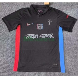 Camiseta Barcelona x Travis Scott Segunda Equipación 2024/2025 Negro