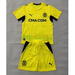 Camiseta de Portero Olympique Marsella 2026/2027 Amarillo Niño Kit