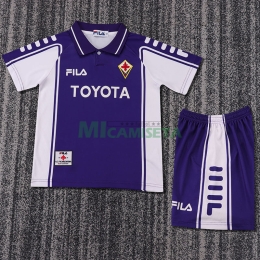 Camiseta Fiorentina Primera Equipación Retro 1999/00 Niño Kit