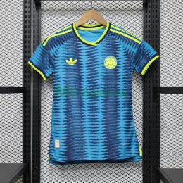 Camiseta Colombia Segunda Equipación Mundial 2026 Azul Mujer (EDICIÓN JUGADOR)