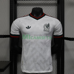 Camiseta México Segunda Equipación Mundial 2026 Blanco (EDICIÓN JUGADOR)