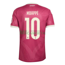 Camiseta MBAPPÉ 10 Real Madrid Tercera Equipación 2026/2027 Rosa con Parche HP