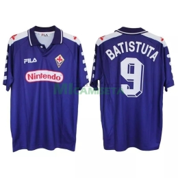 Camiseta BATISTUTA 9 Fiorentina Primera Equipación Retro 1998