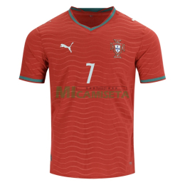Camiseta Ronaldo 7 Portugal Primera Equipación Mundial 2026 Rojo