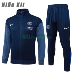Chandal PSG 2025/2026 Niño Azul Marino/Gris