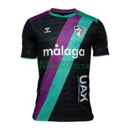 Camiseta Málaga CF Segunda Equipación 2025/2026 Negro con Parche La Liga