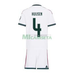 Camiseta HUIJSEN 4 Real Madrid Primera Equipación 2026/2027 Blanco Niño Kit con Parche HP