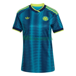 Camiseta Colombia Segunda Equipación Mundial 2026 Azul Mujer