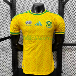Camiseta Sudáfrica Primera Equipación Mundial 2026 Amarillo (EDICIÓN JUGADOR)